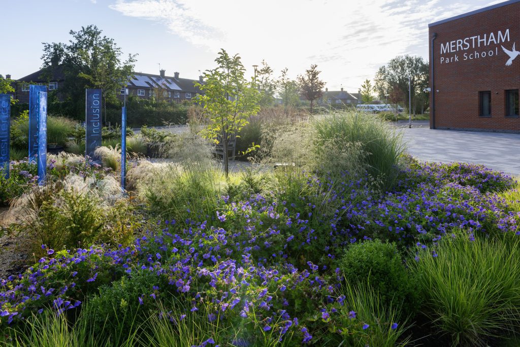 Martin Bear memorial garden