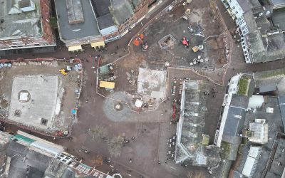 CONSTRUCTION UNDERWAY AT CARLISLE CITY CENTRE